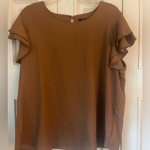 Milk & Honey women’s blouse, brown, 2x, never worn